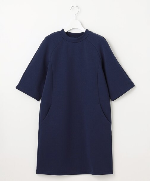 【WOMEN】きれいめ ジャージー ワンピース 体型カバー 動きやすさ抜群 オールシーズンOK