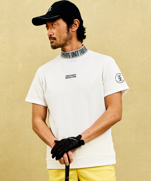 【MEN】 4色から選べる ミニワッフルモックネック