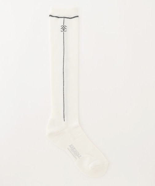 【WOMEN】コーディネートしやすいシンプルさが◎ メッシュ ハイソックス