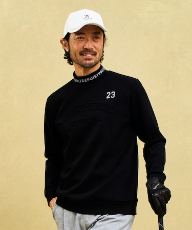 【MEN】【UVカット】ストレッチ性抜群！パターンからゴルフに合わせたしっかり素材のカノコダンボールモック