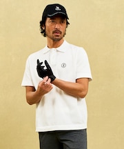 【MEN】【ウォッシャブル】ニットで表現した大人な一枚 通気性抜群でムレにくい ニット ポロシャツ