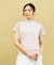 【WOMEN】【吸水速乾/UVカット】街着としても人気！体のラインを拾わない素材感で一枚でも安心◎人気の袖デザイン モックネック