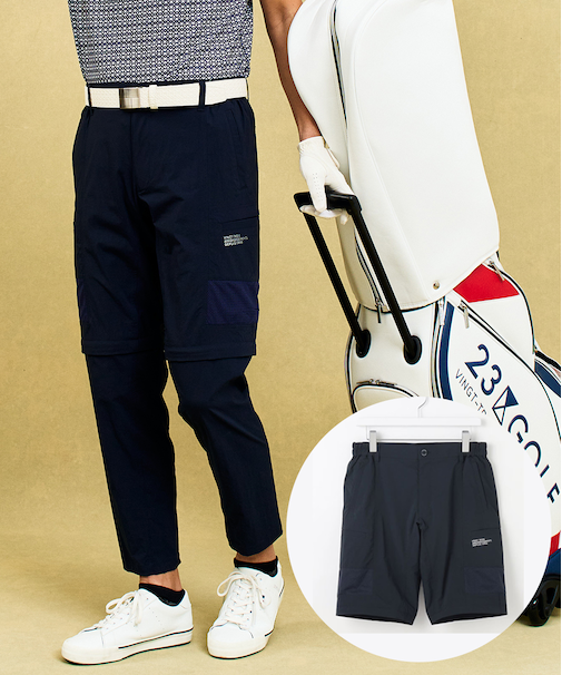【MEN】1本で長短両方使える！気温に合わせて履ける２ＷＡＹデタッチャブルパンツ