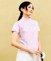 【辻梨恵プロ着用】【WOMEN】ビッグロゴ モックネック