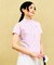 【辻梨恵プロ着用】【WOMEN】フェアウェイに映えるビッグロゴ モックネック