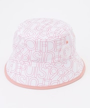 【WOMEN】無地×総柄2WAYリバーシブルバケットハット