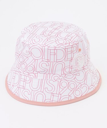 【WOMEN】無地×総柄2WAYリバーシブルバケットハット