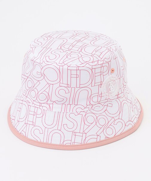 【WOMEN】無地×総柄2WAYリバーシブルバケットハット