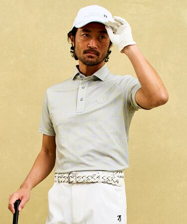 【MEN】ロゴグラフィック ポロシャツ