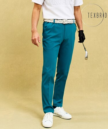 着用動画あり【MEN】「TEXBRID」ストレッチテーパードパンツ