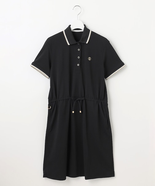 【WOMEN】【吸水速乾/UVカット】1枚で様になる！待望のポロシャツ ワンピース ストレッチ性抜群