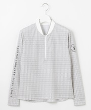 【WOMEN】サンベールメッシュ モノグラムハーフジップ