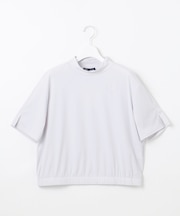 【WOMEN】【接触冷感/UVカット】盛夏に最適なCOOL JERSEYシリーズ クロップド丈 モックネック