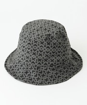 【UNISEX】モノグラムレインハット  2WAYストレッチ 透湿防水 防風 撥水