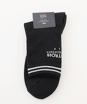 【MEN】バックロゴレギュラーソックス　１８ｃｍ
