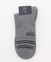 【MEN】バックロゴレギュラーソックス　１８ｃｍ