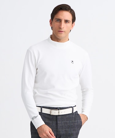 【MEN】ストレッチダンボールモックネック
