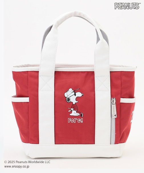 【UNISEX】『PEANUTS』コラボ　保冷機能付きカートバッグ　JOE COOLのクールなイラスト
