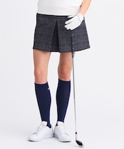 【WOMEN】裏起毛ジャージースカート ストレッチ モノグラム 上品スタイル