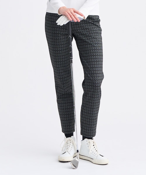 新品 クランク ゴルフ シャギーフリース ストレッチ パンツ 裏起毛 厚手 M MEN】裏起毛ジャージーパンツ ストレッチ モノグラム 上品