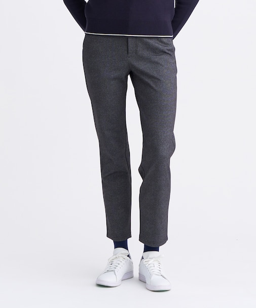 【WOMEN】裏起毛ジャージーパンツ ストレッチ モノグラム 上品スタイル