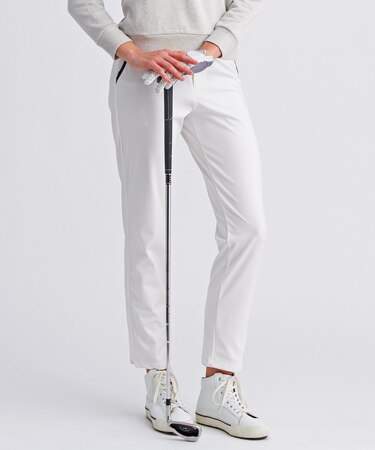 【WOMEN】ハイゲージスムースパンツ ストレッチ