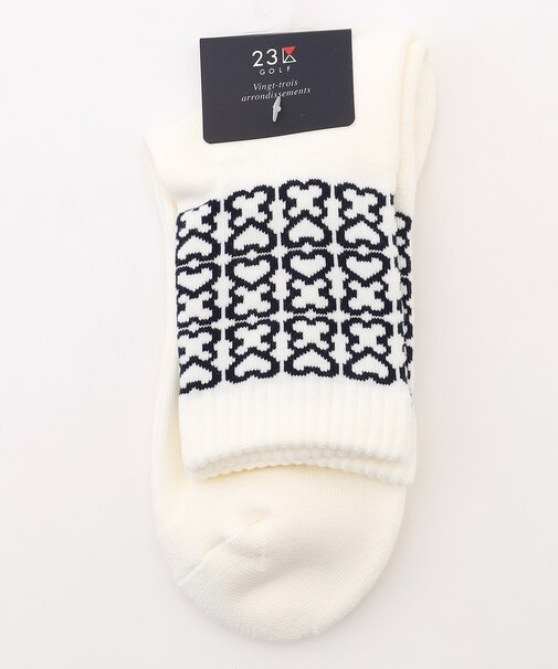 【MEN】モノグラムレギュラーソックス 18cm