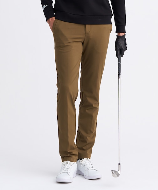 【MEN】ハイゲージスムースパンツ ストレッチ