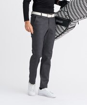 【MEN】裏起毛ジャージーパンツ ストレッチ モノグラム 上品スタイル