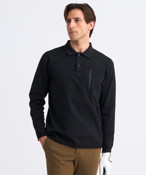 MEN】長袖ニットポロシャツ ホールガーメント｜ニジュウサンク