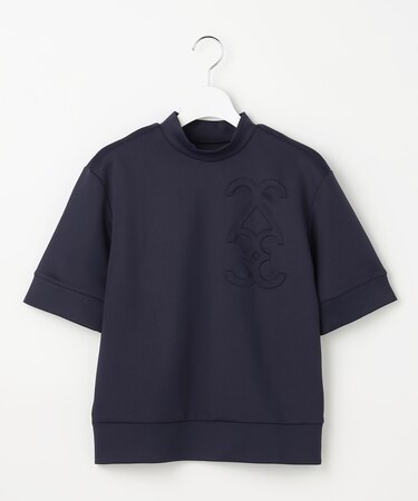 【WOMEN】ライトダンボールストレッチモックネック