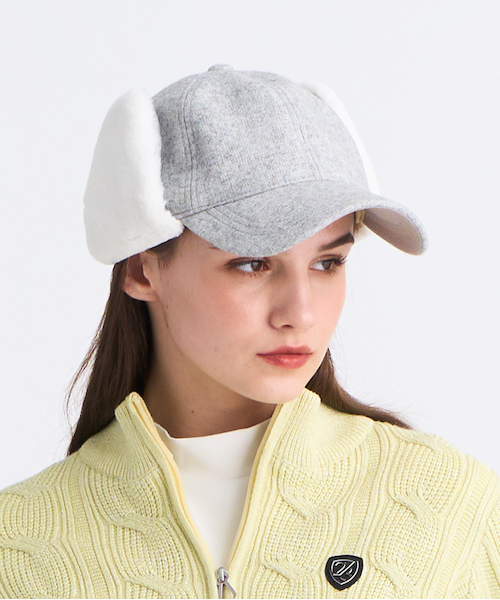 WOMEN】耳当て付きキャップ｜ニジュウサンクゴルフの通販｜&mall
