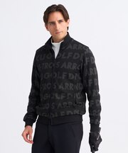 【MEN】ロゴジャガードトラックジャケット 吸水速乾 UVカット