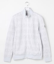 【MEN】ロゴジャガードトラックジャケット 吸水速乾 UVカット