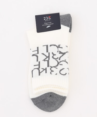 【MEN】ロゴレギュラーソックス 18cm