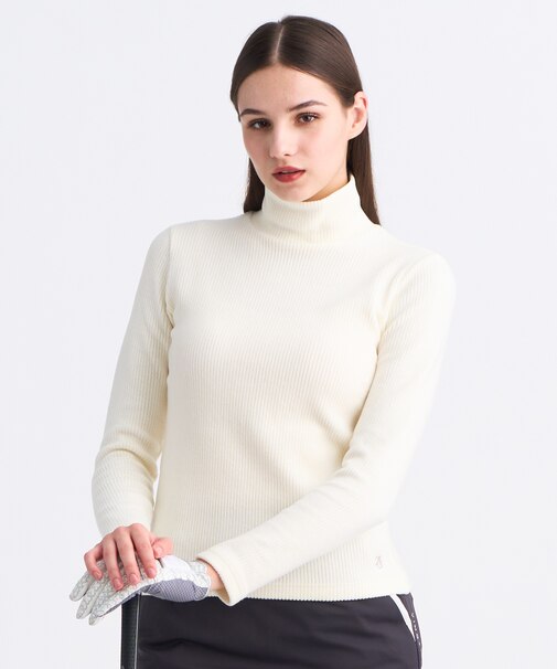 【WOMEN】グランサーモリブハイネックニット