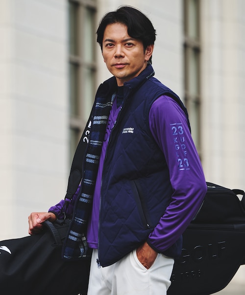 MAISON SPECIAL 2way ダウンジャケット チェック ダウンベスト MAISON