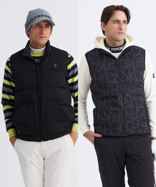 MEN】中綿リバーシブルベスト｜ニジュウサンクゴルフの通販｜&mall