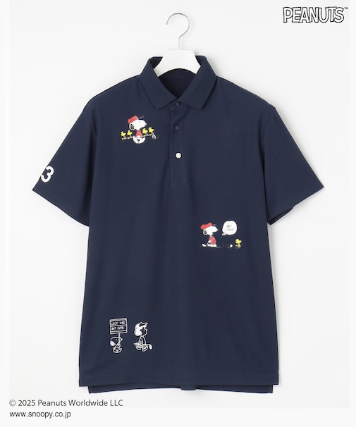 【MEN】『PEANUTS』コラボプリントポロ