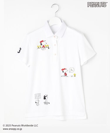 【WOMEN】『PEANUTS』コラボプリントポロ