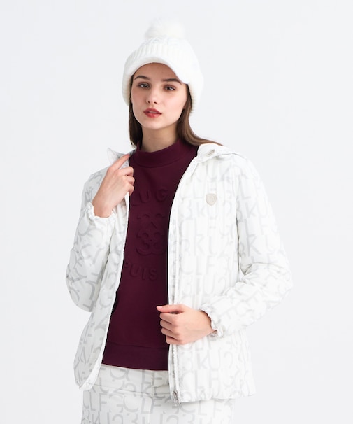 【WOMEN】中綿ロゴグラフィックブルゾン