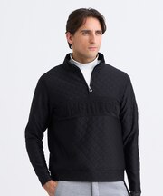 【MEN】ウェーブキルトジャガードプルオーバー