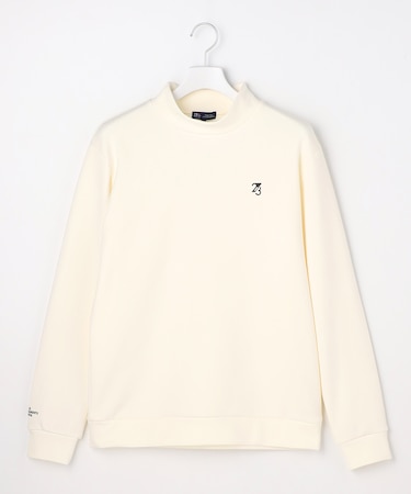 【MEN】ストレッチ裏フリースモックネック