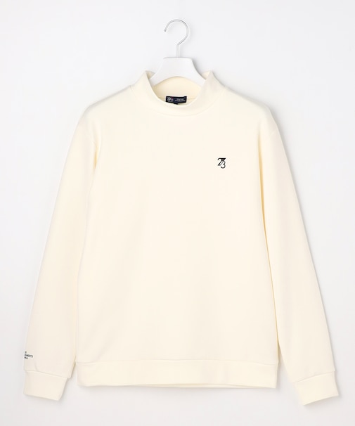 【MEN】ストレッチ裏フリースモックネック