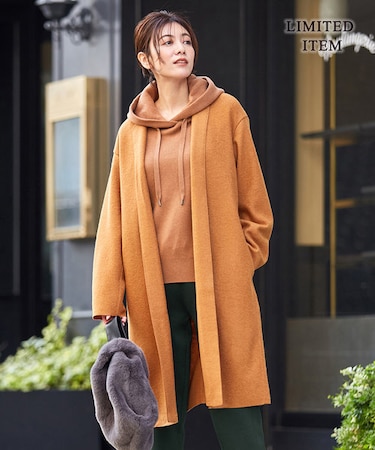 【WEB限定】 ブークレ ライトチェスターコート