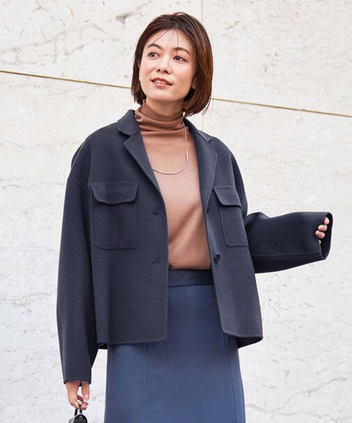 ウールリバー ショートブルゾン