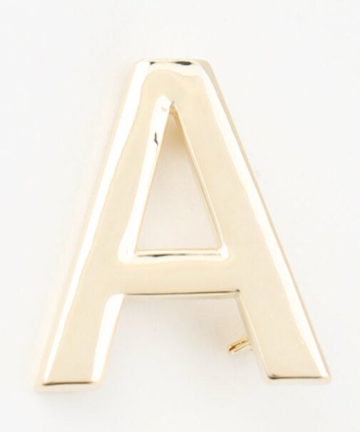 イニシャルブローチトップ