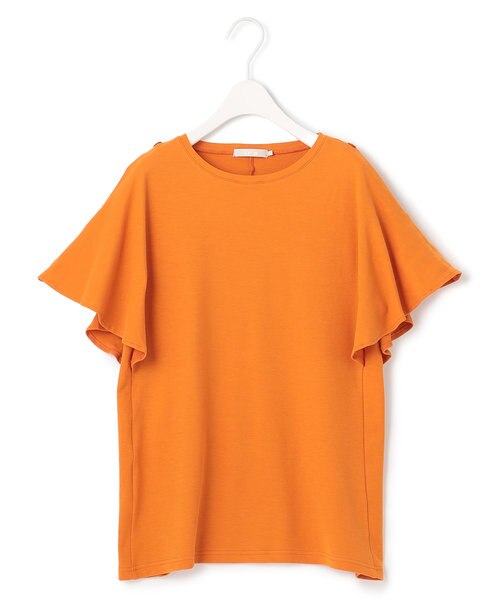 アイシービー カットソー シャツ トップス フレンチ袖 レディース Sサイズ ブラック iCB セール 接触冷感・洗えるサテンヨウリュウ フレンチスリーブ