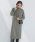 【WEB限定カラーあり】 ソフトカシミヤミックス ハイネックワンピース