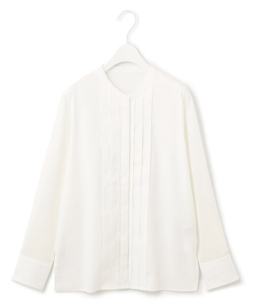 【洗える】 タイプライタージャージーコンビ ブラウス